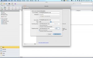 Microsoft Outlook for Mac 2011 hesap ayarları